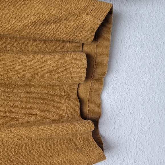 Madewell Textture & Thread Long Sleeve Mustard Top; Size XXS - Picture 4 of 8